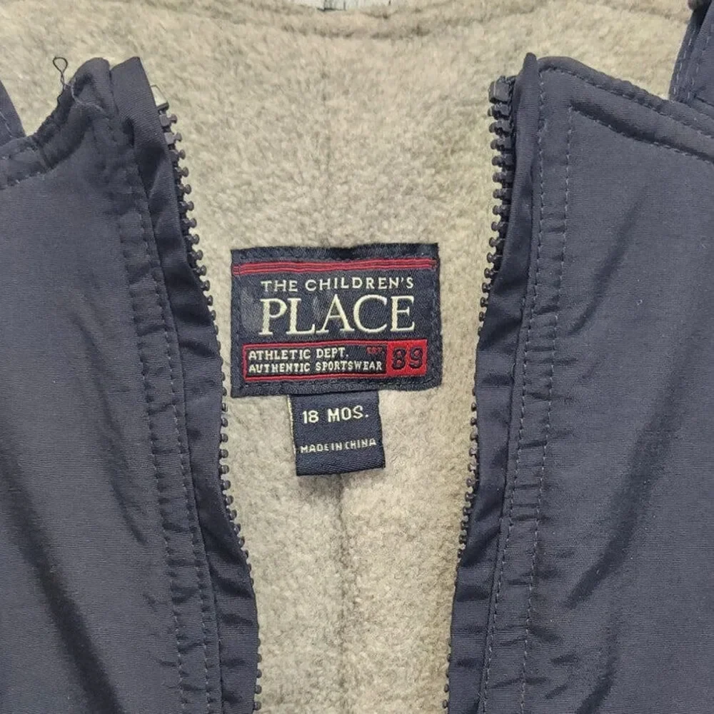 Children's Place 18 Mos Adjustable Strap Puffer Winter Ski Snow Pants Overalls